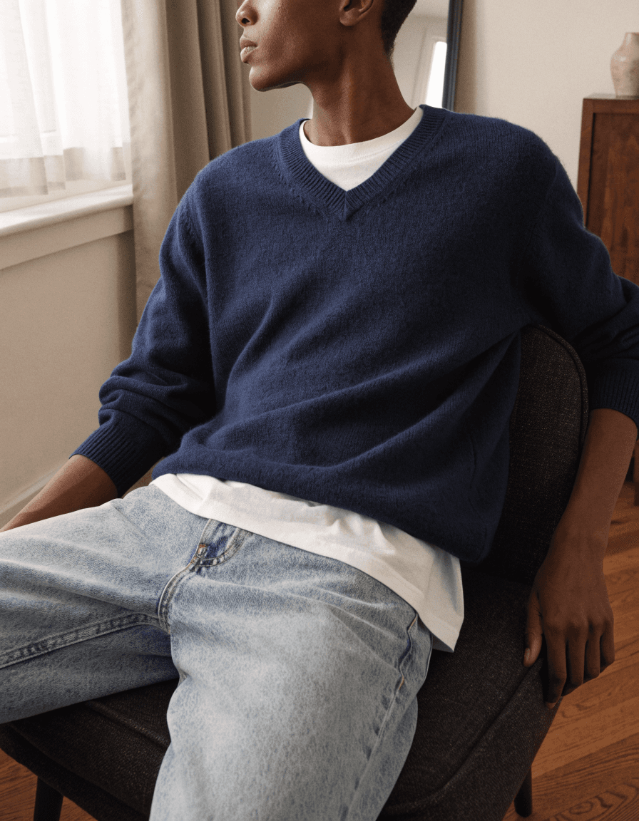 V-NECK-KNIT
