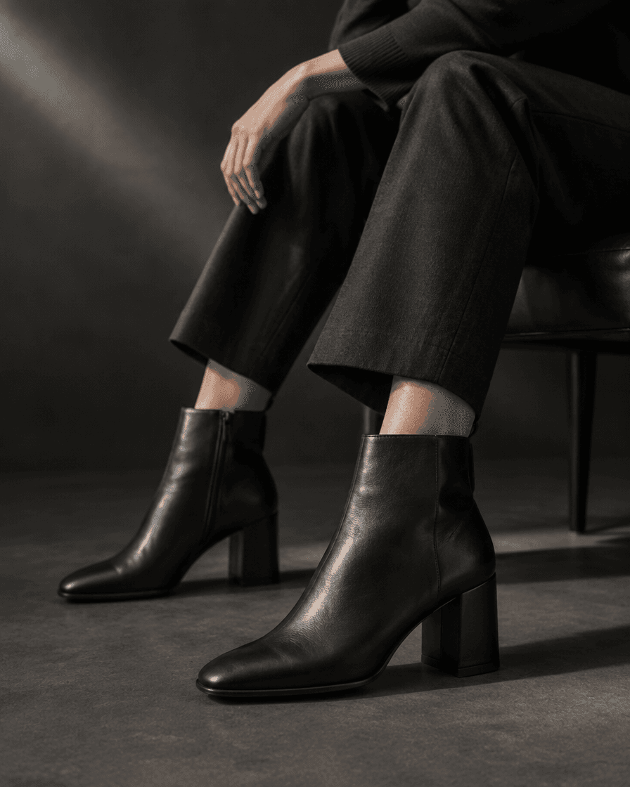 fashion-100-leather-ankle-boots