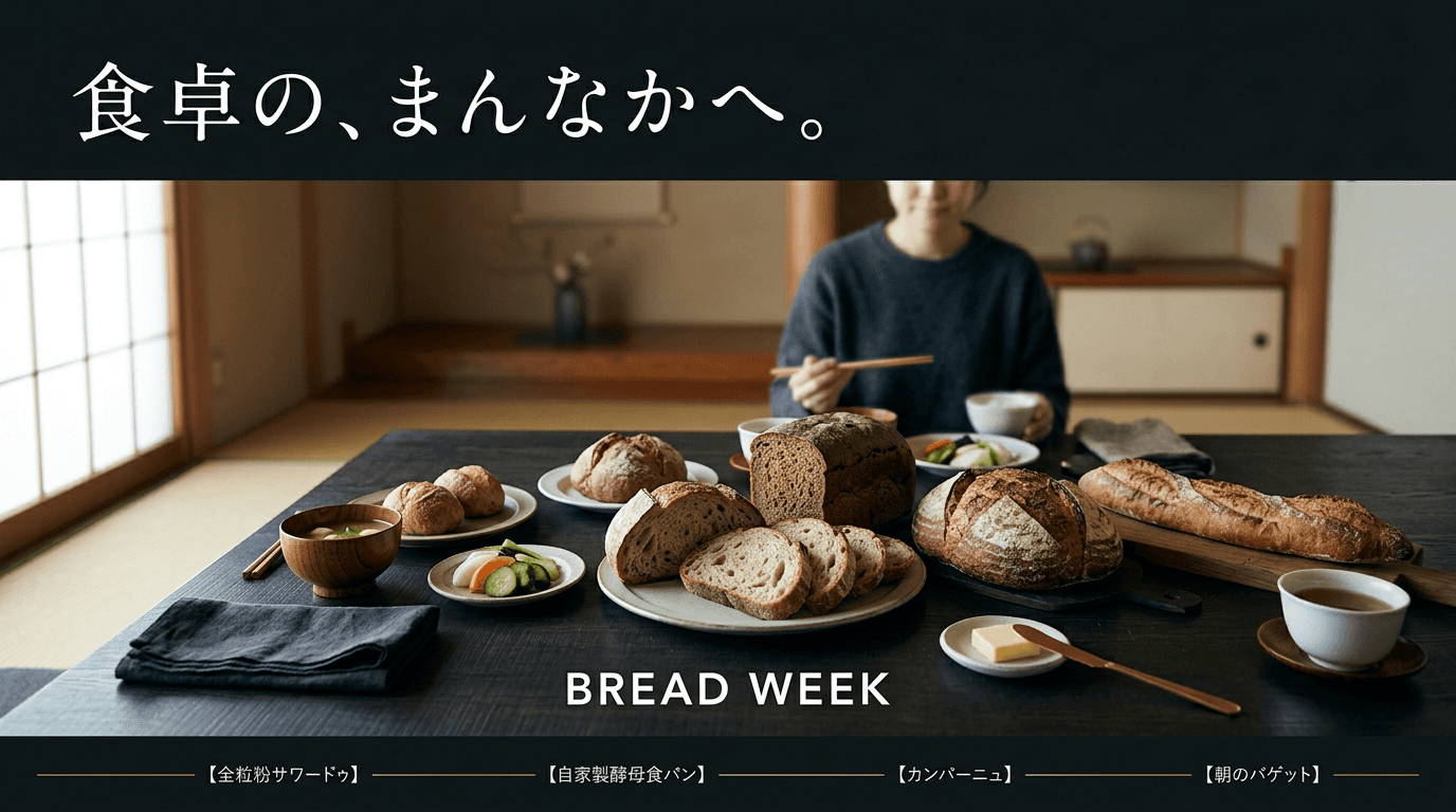 食卓の、まんなかへ。