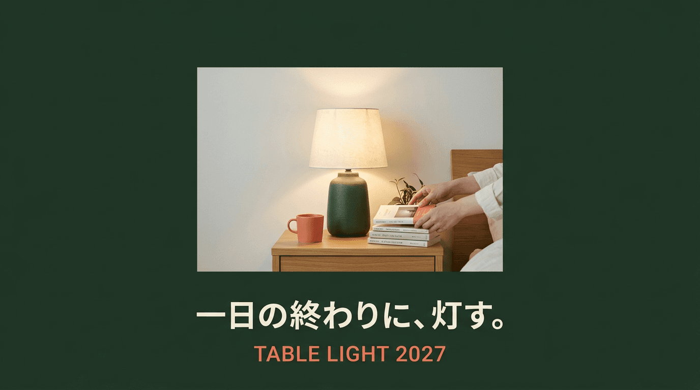 一日の終わりに、灯す。