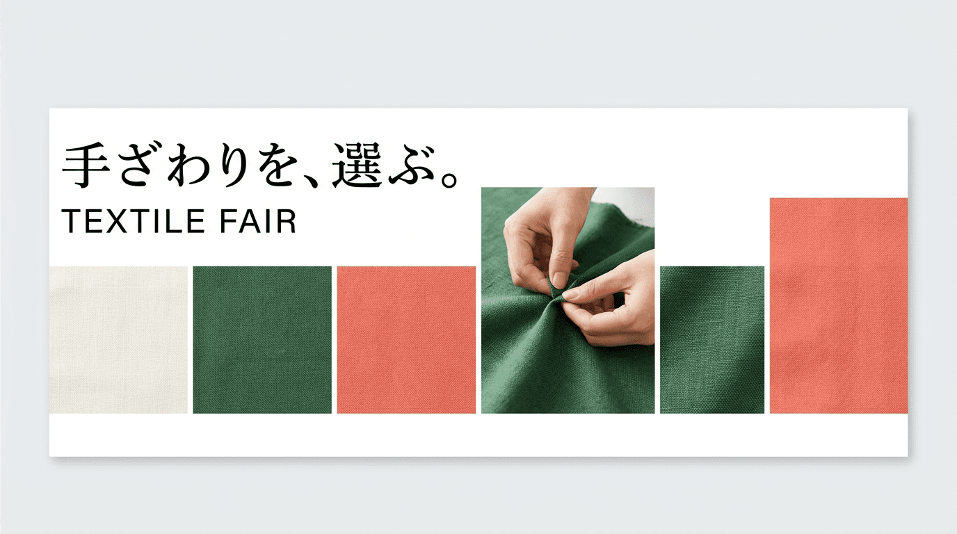 手ざわりを、選ぶ。