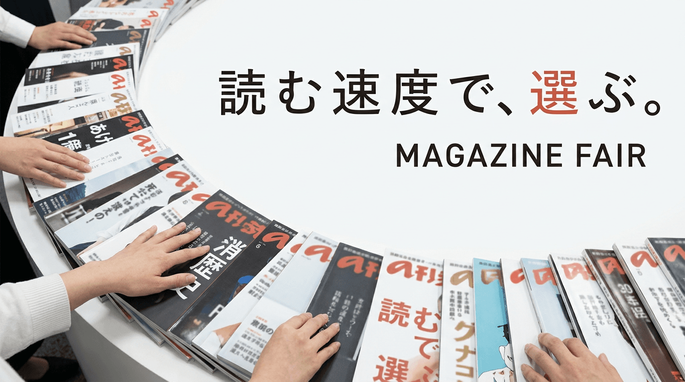 読む速度で、選ぶ。